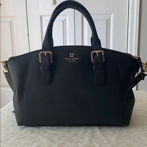Kate Spade Medium Size Black Shoulder Satchel Bag